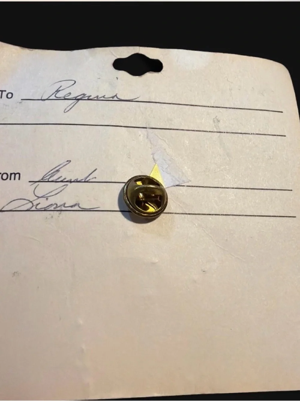 Vintage Gold Guardian Angel Pin - Faith-Inspired Women’s Jewelry